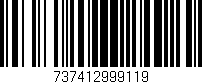Código de barras (EAN, GTIN, SKU, ISBN): '737412999119'