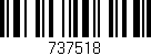 Código de barras (EAN, GTIN, SKU, ISBN): '737518'
