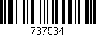 Código de barras (EAN, GTIN, SKU, ISBN): '737534'