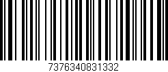 Código de barras (EAN, GTIN, SKU, ISBN): '7376340831332'