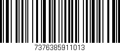 Código de barras (EAN, GTIN, SKU, ISBN): '7376385911013'