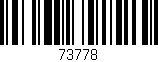 Código de barras (EAN, GTIN, SKU, ISBN): '73778'