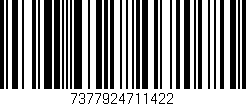 Código de barras (EAN, GTIN, SKU, ISBN): '7377924711422'