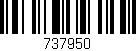 Código de barras (EAN, GTIN, SKU, ISBN): '737950'