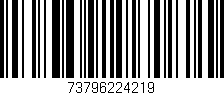 Código de barras (EAN, GTIN, SKU, ISBN): '73796224219'