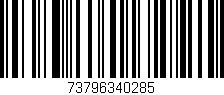 Código de barras (EAN, GTIN, SKU, ISBN): '73796340285'