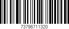 Código de barras (EAN, GTIN, SKU, ISBN): '73796711320'