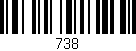Código de barras (EAN, GTIN, SKU, ISBN): '738'