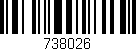 Código de barras (EAN, GTIN, SKU, ISBN): '738026'