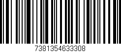 Código de barras (EAN, GTIN, SKU, ISBN): '7381354633308'