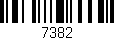 Código de barras (EAN, GTIN, SKU, ISBN): '7382'