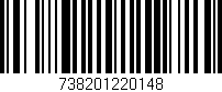 Código de barras (EAN, GTIN, SKU, ISBN): '738201220148'