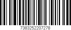 Código de barras (EAN, GTIN, SKU, ISBN): '7383252207278'