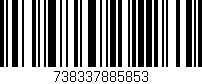 Código de barras (EAN, GTIN, SKU, ISBN): '738337885853'