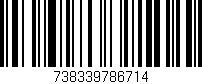 Código de barras (EAN, GTIN, SKU, ISBN): '738339786714'