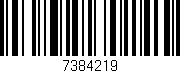 Código de barras (EAN, GTIN, SKU, ISBN): '7384219'