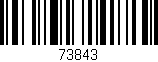 Código de barras (EAN, GTIN, SKU, ISBN): '73843'