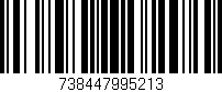 Código de barras (EAN, GTIN, SKU, ISBN): '738447995213'