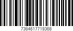 Código de barras (EAN, GTIN, SKU, ISBN): '7384617719368'