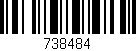 Código de barras (EAN, GTIN, SKU, ISBN): '738484'