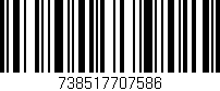 Código de barras (EAN, GTIN, SKU, ISBN): '738517707586'