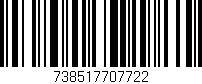 Código de barras (EAN, GTIN, SKU, ISBN): '738517707722'