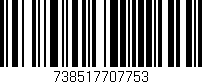 Código de barras (EAN, GTIN, SKU, ISBN): '738517707753'