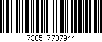 Código de barras (EAN, GTIN, SKU, ISBN): '738517707944'