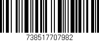 Código de barras (EAN, GTIN, SKU, ISBN): '738517707982'