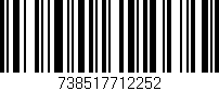Código de barras (EAN, GTIN, SKU, ISBN): '738517712252'
