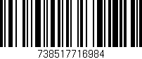 Código de barras (EAN, GTIN, SKU, ISBN): '738517716984'