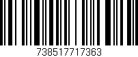 Código de barras (EAN, GTIN, SKU, ISBN): '738517717363'
