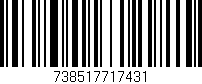 Código de barras (EAN, GTIN, SKU, ISBN): '738517717431'