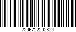 Código de barras (EAN, GTIN, SKU, ISBN): '7386722203633'