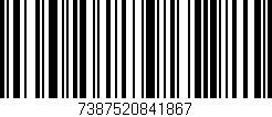 Código de barras (EAN, GTIN, SKU, ISBN): '7387520841867'