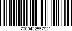 Código de barras (EAN, GTIN, SKU, ISBN): '7388432557921'