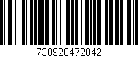 Código de barras (EAN, GTIN, SKU, ISBN): '738928472042'