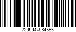Código de barras (EAN, GTIN, SKU, ISBN): '7389344964555'