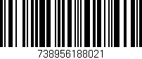 Código de barras (EAN, GTIN, SKU, ISBN): '738956188021'