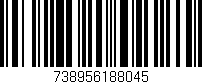 Código de barras (EAN, GTIN, SKU, ISBN): '738956188045'