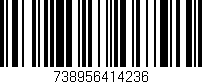 Código de barras (EAN, GTIN, SKU, ISBN): '738956414236'