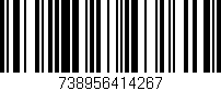 Código de barras (EAN, GTIN, SKU, ISBN): '738956414267'