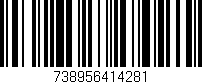 Código de barras (EAN, GTIN, SKU, ISBN): '738956414281'