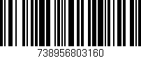 Código de barras (EAN, GTIN, SKU, ISBN): '738956803160'