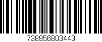 Código de barras (EAN, GTIN, SKU, ISBN): '738956803443'
