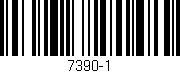 Código de barras (EAN, GTIN, SKU, ISBN): '7390-1'