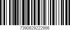 Código de barras (EAN, GTIN, SKU, ISBN): '7390829222886'
