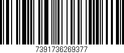 Código de barras (EAN, GTIN, SKU, ISBN): '7391736269377'