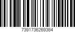 Código de barras (EAN, GTIN, SKU, ISBN): '7391736269384'