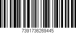 Código de barras (EAN, GTIN, SKU, ISBN): '7391736269445'